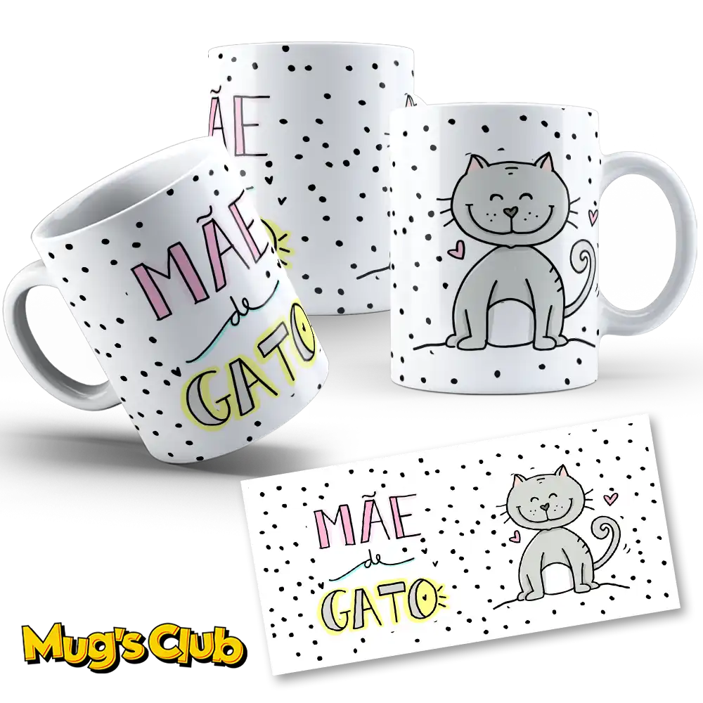 Caneca Mãe de Gato