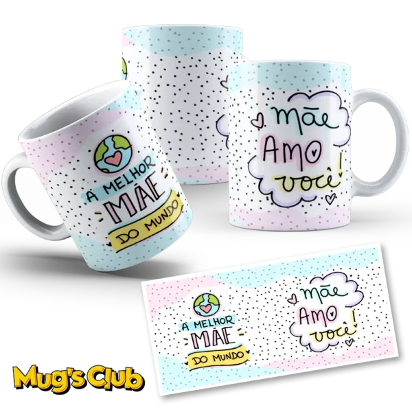 Caneca Mãe Amo Você