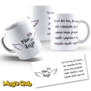 Caneca Mãe de Anjo Branca