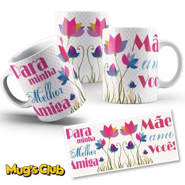 Caneca Para melhor Amiga Mãe